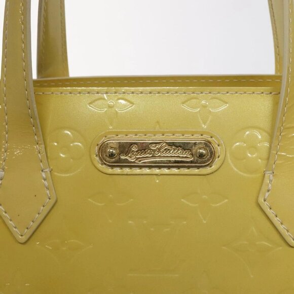 LOUIS VUITTON Monogram Vernis Wilshire PM Hand Bag Broncorail - Picture 10 of 15